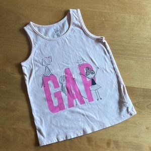 GAP Pink tank Girls 5T